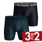 Björn Borg 2P Performance Boxer 1727 Multi-colour-2 polyester Large He...