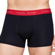 Tommy Hilfiger 3P WB Trunks Svart/Rød bomull Medium Herre