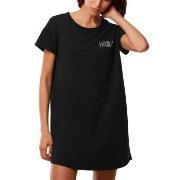 Triumph Nightdress Short Sleeve Svart bomull 38 Dame