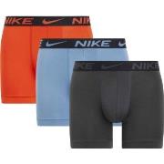 Nike 6P Everyday Essentials Micro Boxer Brief Blå/Oransje polyester Sm...