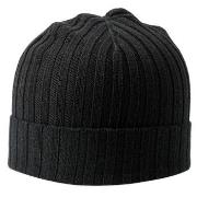 Amanda Christensen Beanie Svart merinoull One Size