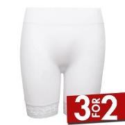 Decoy Hotpants With Lace Hvit S/M Dame