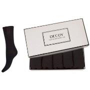 Decoy Strømper 5P Bamboo Ankle Socks Svart Strl 37/41 Dame