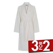 Decoy Long Terry Robe With Hood Svart polyester X-Large Dame