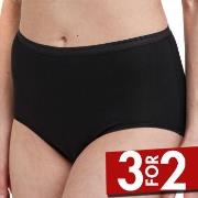 Decoy Truser 5P Maxi Briefs Svart økologisk bomull Medium Dame