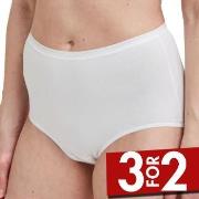 Decoy Truser 5P Maxi Briefs Hvit økologisk bomull Large Dame