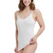 Decoy 3P Narrow Strap Singlets Hvit økologisk bomull X-Large Dame