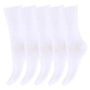 Decoy Strømper 5P Bamboo Ankle Socks Hvit Strl 37/41 Dame