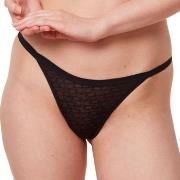 Triumph Truser Signature Sheer String Svart 36 Dame