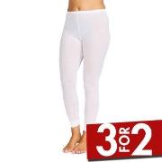 Damella Wool Leggings Benhvit merinoull XX-Large Dame