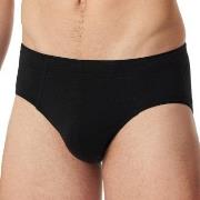 Schiesser Premium Cotton Mini Brief Svart bomull Large Herre