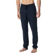Schiesser Mix and Relax Cotton Long Pants Marine bomull Large Herre