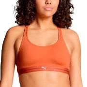 Puma BH Crossback Padded Sporty Top Oransje polyamid Small Dame