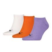 Puma Strømper 3P Sneaker Socks Hvit/Lilla Str 39/42