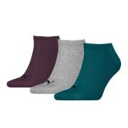 Puma Strømper 3P Sneaker Socks Grønn Str 43/46