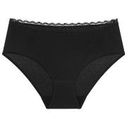 Triumph Truser Feel Of Cotton Midi Brief Svart bomull 38 Dame