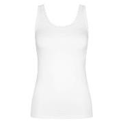 Triumph Feel Of Cotton Tank Top Hvit bomull 38 Dame