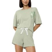 Triumph Endless Comfort Short Sleeve Pyjama Lysegrønn 48 Dame