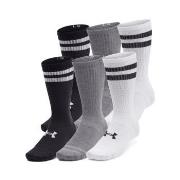 Under Armour Strømper 6P Essential Crew Socks Mixed polyester Small