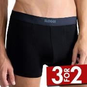 Sloggi 2P Men Ever Ease Shorts Svart bomull Large Herre