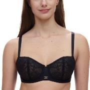 Chantelle BH Origins Lace Unlined Demi Bra Svart nylon B 85 Dame