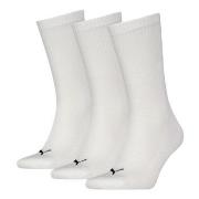 Puma Strømper 3P Cushioned Next Crew Socks Hvit Str 43/46