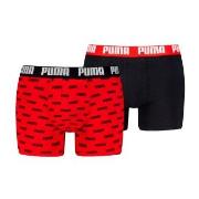 Puma 2P Everyday Aop Boxer Rød/Svart bomull Medium Herre