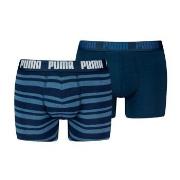 Puma 2P Heritage Stripe Boxer Jeansblå bomull Small Herre