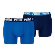 Puma 2P Men Everyday Basic Boxer Svart/Blå bomull Medium Herre