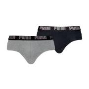 Puma 2P Men Everyday Brief Svart/Grå bomull Small Herre