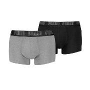 Puma 2P Men Everyday Trunks Grå bomull Small Herre