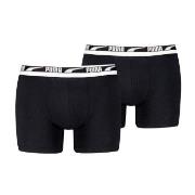 Puma 2P Men Multi Logo Boxer Grå/Svart bomull Small Herre