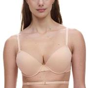 Chantelle BH EasyFeel Open Back T-shirt Bra Beige Medium Dame