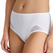 Calida Truser Cotton Desire Midi Brief Hvit bomull Small Dame