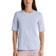 Calida Favourites Sleep Cotton Shirt Short-Sleeve Lysblå bomull X-Smal...