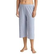 Calida Favourites Sleep Medium-Length Pants Lysblå bomull Small Dame