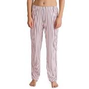 Calida Favourites Sleep Long Pants Rosa stripet bomull Large Dame