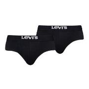 Levis 2P Base Brief Svart bomull Medium Herre