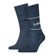 Levis Strømper 2P Organic Cotton Sock Marine Str 39/42