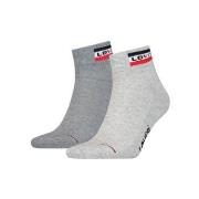 Levis Strømper 2P Sport Mid Cut Sock Grå Str 39/42