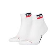 Levis Strømper 2P Sport Mid Cut Sock Hvit Str 39/42