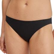 Calida Truser Essential Cotton Low Cut Brief Svart bomull Small Dame