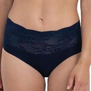Anita Truser Essential High Waist Lace Briefs Mørkblå Medium Dame