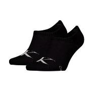 Calvin Klein Strømper 2P Monogram High Cut Footie Socks Svart Str 43/4...