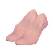 Calvin Klein Strømper 2P Shiny Logo Mid Cut Footie Socks Rosa Str 39/4...