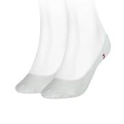 Tommy Hilfiger Strømper 2P Women Invisible Footie Socks Hvit Str 39/42...