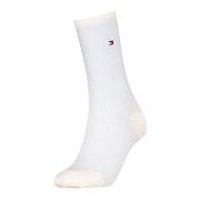 Tommy Hlfiger Women Premium Stripe Socks Strømper Hvit/Blå Str 35/38 D...