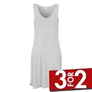 Damella Bamboo Nightdress Grå Bambus Small Dame