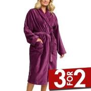 Damella Unisex Torekov Robe Plomme bomull X-Small Dame