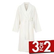Damella Unisex Torekov Robe Hvit bomull Small Dame